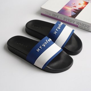 Dép đế trắng nam nữ quai LOGO XT YOFEET phối màu hot trend (XC 37)