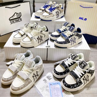 Giày Thể Thao Nam Nữ Quỳnh Như MLB NY Xám Cổ Cao / MLB B Cổ Cao / MLB NY Xanh Cổ Cao / MLB Trắng NY Đen Cổ Cao