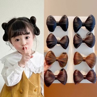 Kẹp tóc giả hình nơ xinh xắn cho bé tạo kiểu tóc hai bên đáng yêu