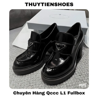 Giày lười nữ loafer Pan.da đế cao bản 7cm super fullbox .Thuytienshoes