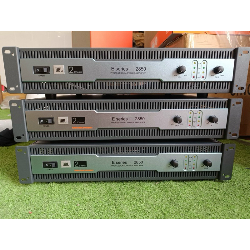 Đẩy công suất 2 kênh JBL Series E2850 (Hàng nhập khẩu nguyên thùng, công suất 500W/kênh * 2, chuyên lắp loa kéo, bộ dàn)