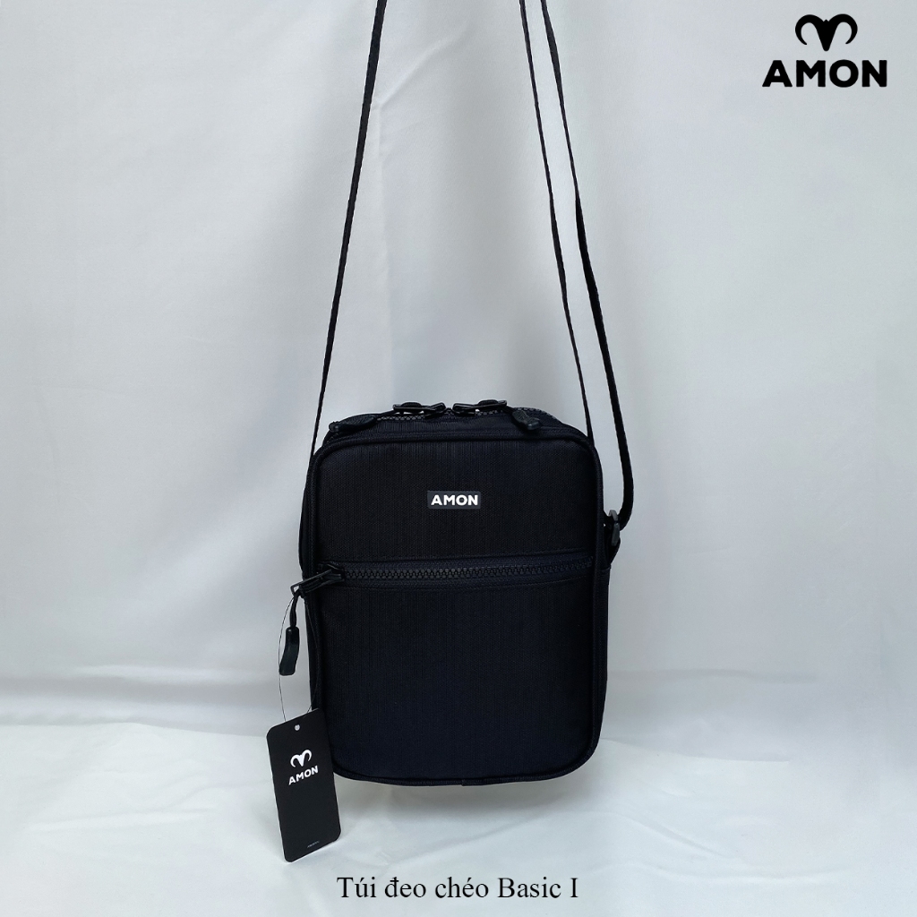 Túi Đeo Chéo Nam Nữ Đơn Giản Basic I - Vải Polyeste cao cấp Trượt Nước - AMON