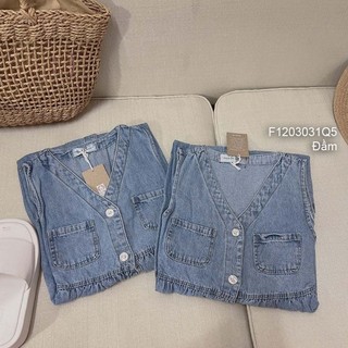 Đầm jean xoè sát nách cổ tim!!!
