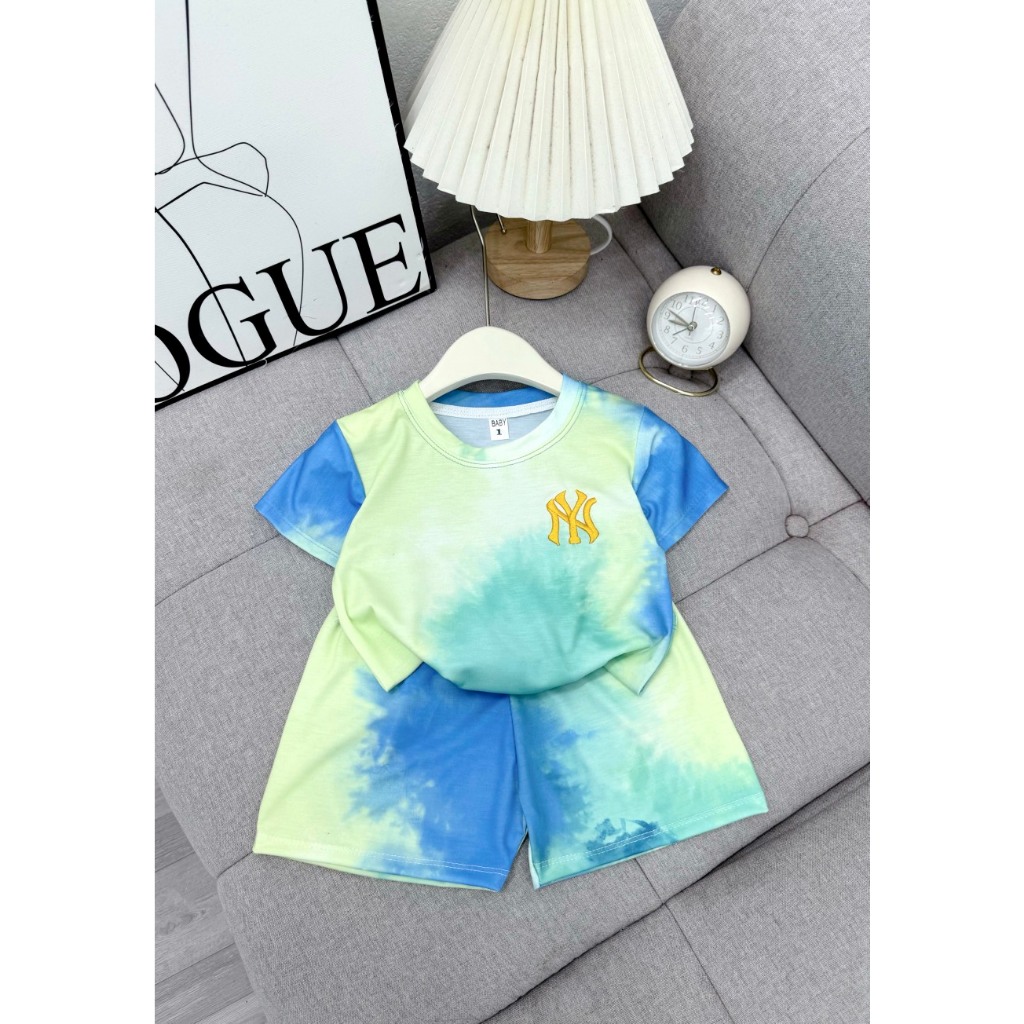 Đồ bộ cho bé chât cotton loang nyyyy Size 8-30kg B0029