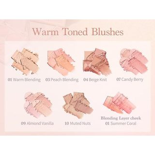 Má hồng Dasique Blending Mood Cheek, Dasique Soft Blur Cheek