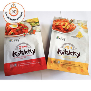 <HOT> Bánh gạo Tokbokki combo 350g kèm sốt sẵn truyền thống/ phô mai
