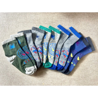 Tất siêu nhân người nhện cho bé chất Cotton co giãn thoáng khí size cho bé từ 1-8 tuổi