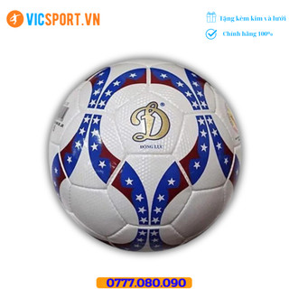 Quả bóng đá động lực in sao uhv 2.03 số 5, banh size 5 - vicsport
