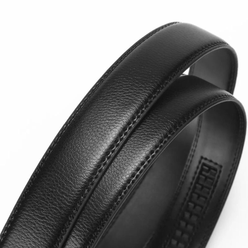 Thắt Lưng Nam Nử Da Thật TM33 bản 3.1cm khoá tự động giả kim sành điệu