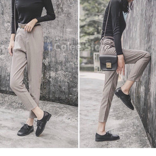 Giày tây nữ văn phòng CÓ SẴN êm ái KHÔNG ĐAU CHÂN Đế bệt, chất đẹp, mẫu moca lười chuẩn size, dễ phối đồ 1836