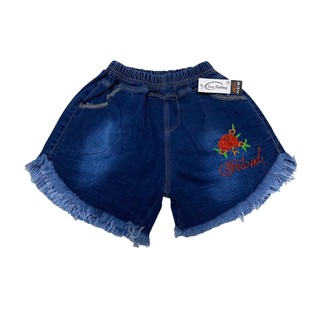 Quần đùi jean bé gái size lớn 25-40kg, bền đẹp, chất mềm, co giãn, phong cách-GIÁ KHUYẾN MẠI LỚN-XẢ KHO