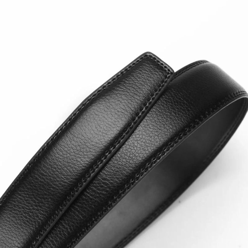 Thắt Lưng Nam Nử Da Thật TM33 bản 3.1cm khoá tự động giả kim sành điệu