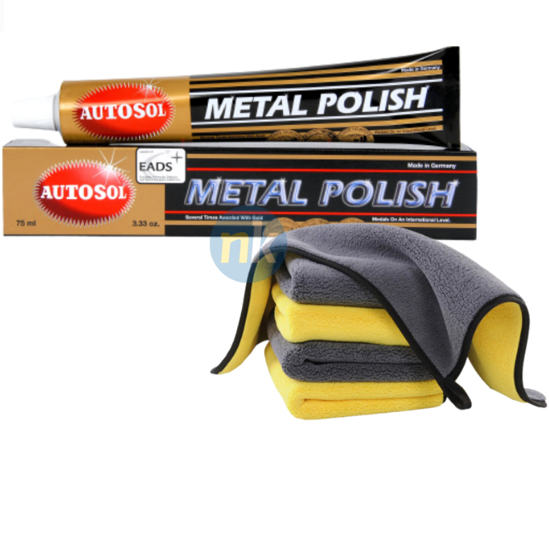 Kem đánh bóng kim loại, viền đt phone inox, đánh bóng sơn, lư đồng Autosol Metal Polish -  viền điện
