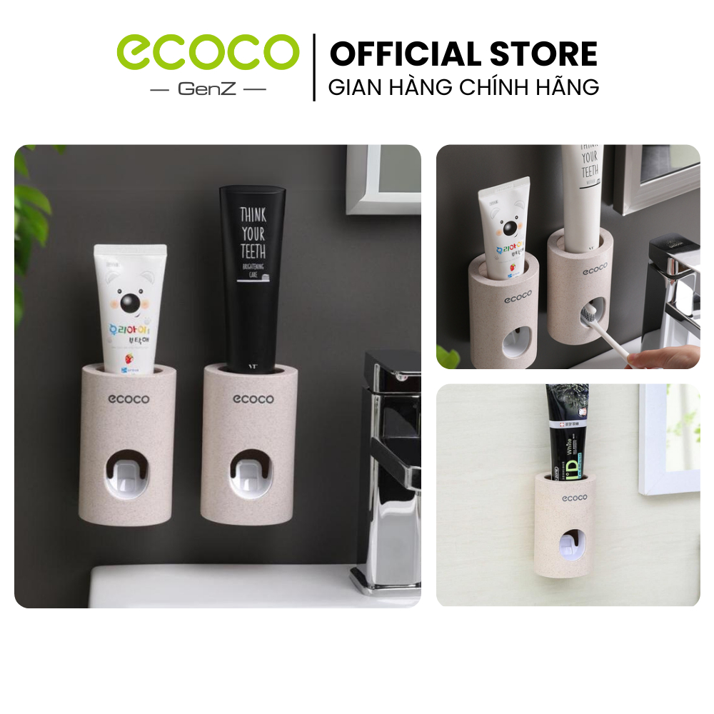 Bộ nhả kem đánh răng ECOCO lúa mạch cao cấp 1703