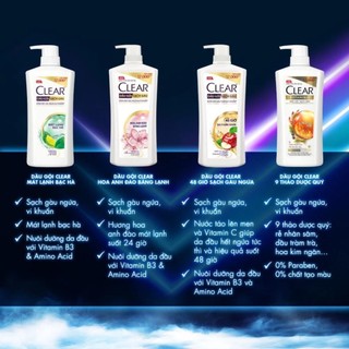 Dầu Gội Sạch Gàu Clear (880g)
