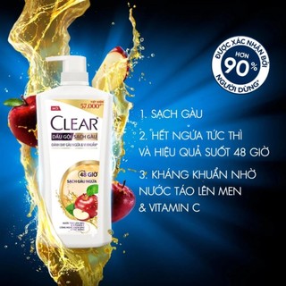 Dầu Gội Sạch Gàu Clear (880g)