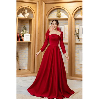 Đầm mặc cưới TRIPBLE T DRESS cho dâu xinh đi bàn nhẹ nhàng - size S/M/L - MS250Y