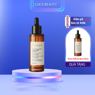 Tinh chất bí đao Cocoon 70ml - Serum dành cho da dầu mụn với 7% Niacinamide giúp kiểm dầu, sáng da