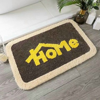 Thảm lau chân 3D hình thú, Thảm chùi chân lông cừu siêu xinh thấm hút nước tốt,mặt sau chống trơn trượt -> kt 40x60cm