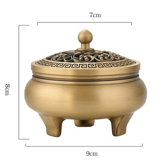 Trầm hương [XẢ KHO 3 NGÀY], Lư đốt trầm hương chất liệu đồng nguyên khối - Đẹp, độc, lạ