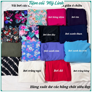 Vải thun bơi- vải bikini - thun lạnh co giãn 4c may bikini đồ tập hàng cty xuất dư may đồ bơi, grap giường, đồ thể thao