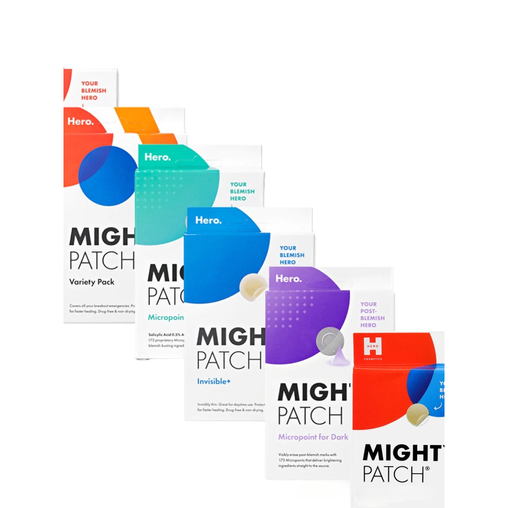 Miếng dán mụn Hydrocolloid Hero Cosmestics Mighty Patch dùng Microneedle
