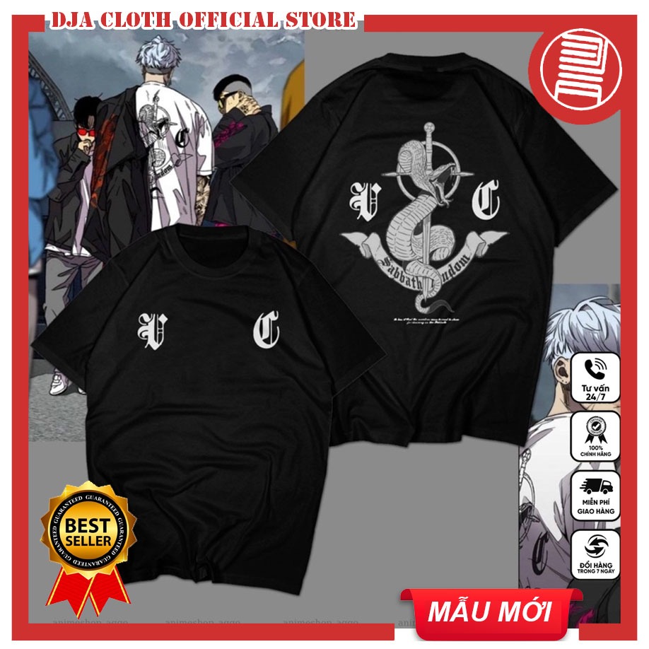 Áo Sabbath windbreaker , áo thun sabbath crew - áo lookism webtoon giá rẻ tay lỡ cực chất