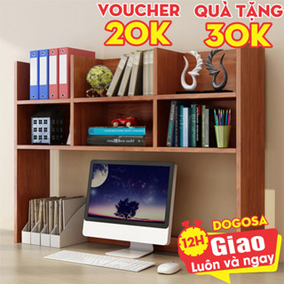 Kệ đựng sách vở để bàn làm việc - giá sách bằng gỗ để bàn học