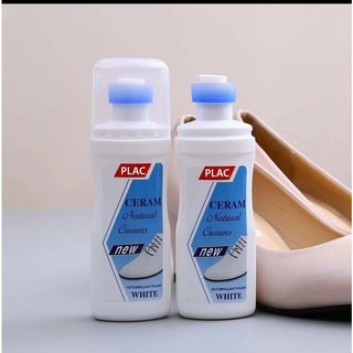 Chai Tẩy Trắng Giày Plac Có Đầu Chùi. Chai tẩy trắng giày dép PLAC 100ml có đầu chải chà tiện lợi
