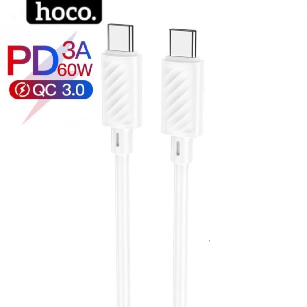 Dây sạc nhanh type c to typec chính hãng Hoco cáp sạc nhanh 60w 2 đầu typec dùng cho samsung xiaomi laptop...
