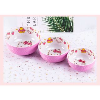 🌸CHÉN BÁT TÔ TRÒN HELLO KITTY DOREMON