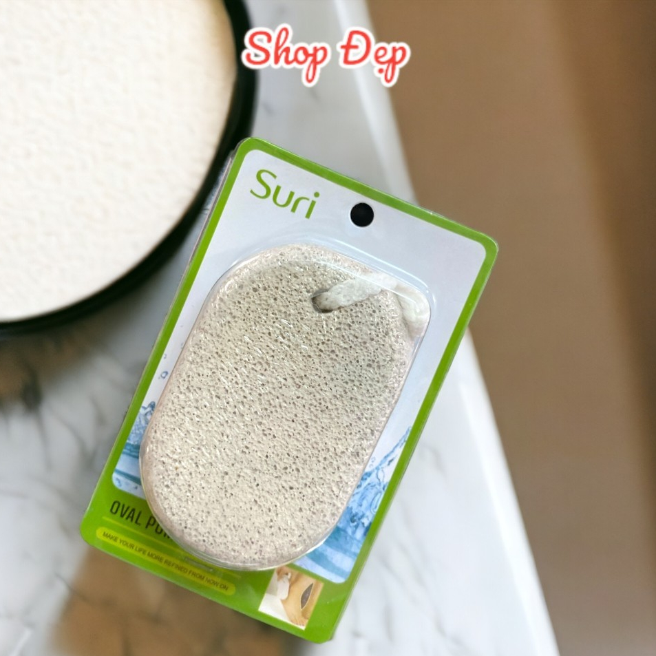 Đá Bọt Biển Chà Gót Chân Suri Oval Pumice Stone E408