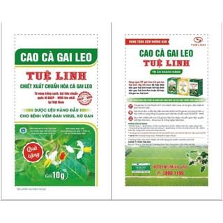 Cao cà gai leo tuệ linh _ gói 10gram _ cao khô cà gai leo