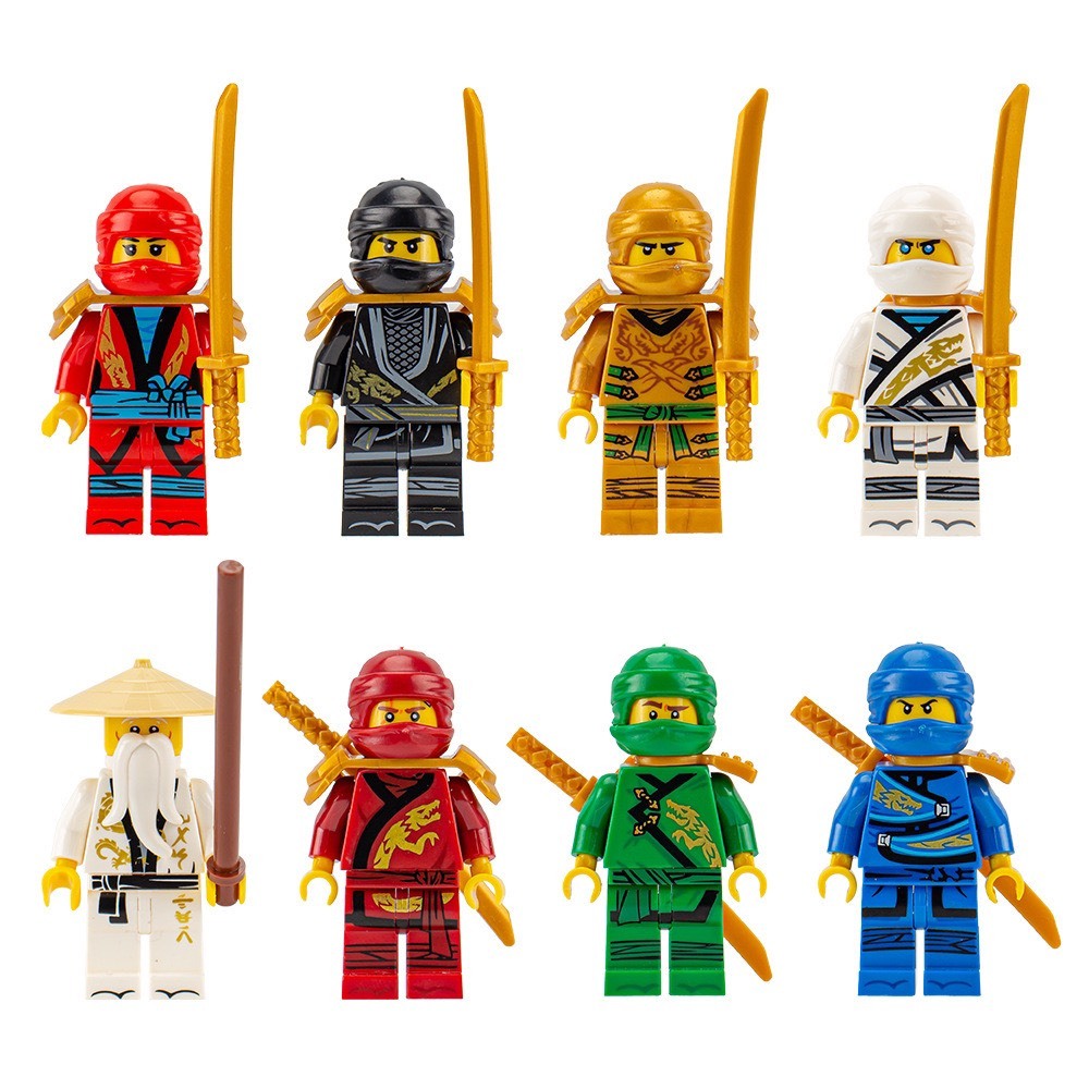 ĐỒ CHƠI MÔ HÌNH  NINJA, LẮP GHÉP  RÈN LUYỆN TRÍ THÔNG MINH, SƯU TẬP TRANG TRÍ DECOR