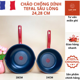 Chảo chống dính sâu lòng TEFAL So Chef, chảo từ cao cấp sâu lòng chính hãng, chảo bếp từ