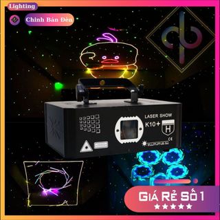 Đèn Laser Bay Phòng K10+ 7 Màu 13 Kênh Chế Độ 1200 hiệu ứng Cao Cấp Công Nghệ Chiếu 10D Dành Cho Phòng Bay, Karaoke