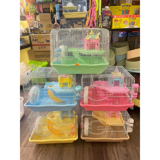 Lồng Lâu đài SUPPER cho hamster (d36r27c30)Tặng kèm Dây Mài Răng.