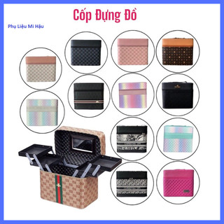 Cốp Đựng Mỹ Phẩm_Hộp Cốp Nối Mi, Nail, Phun Xăm ,Tủ Đựng Phụ Kiện,Túi 2 Tầng Đựng Đồ Nghề  Make Up_Túi Đựng Trang Điểm
