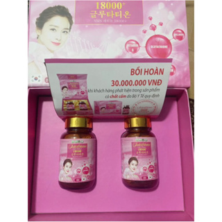 Viên Uống Trắng Da GLUTATHIONE 16000mg Trắng Da Mờ Nám Làm Chậm QUá Trình