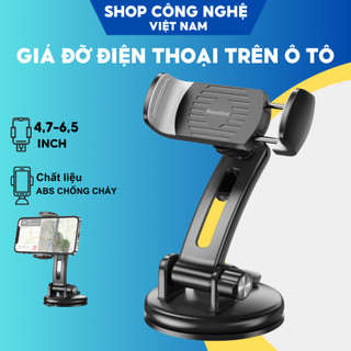 Giá đỡ điện thoại trên ô tô Basefast GK03 - Kẹp trên Taplo , Kính chắn gió chất liệu cao cấp chắc chắn