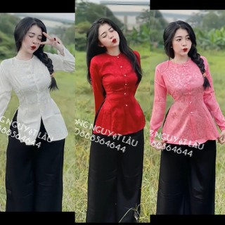 Trọn bộ bà ba gấm ,quần lụa