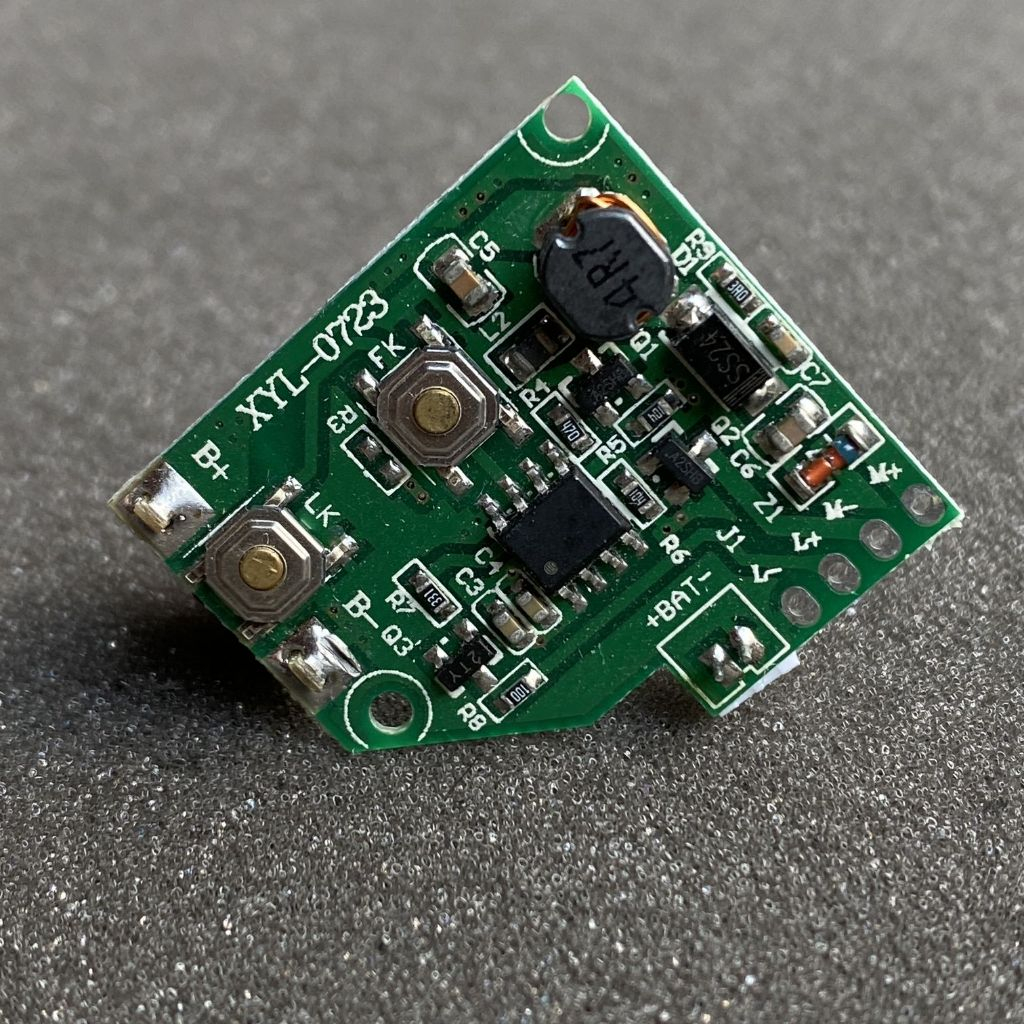 Mạch boost 3,7v lên 4v / 5v / 6v dành chế quạt mini