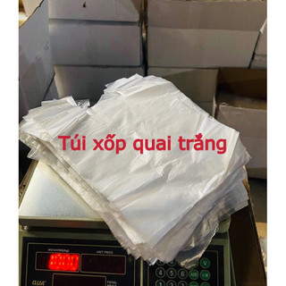 [1KG] Túi Xốp Trắng Quai Xách (hàng loại 1)