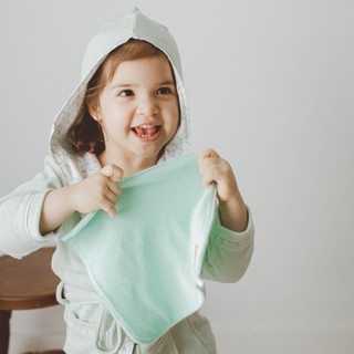 Khăn mặt vuông sợi tre Bu baby cho bé, 30x 30cm