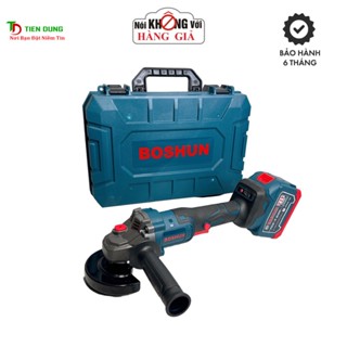 Máy Mài Pin BOSHUN BS-AG100BL Không Chổi Than 2 Pin 15 Cell [Mẫu Mới 2023]