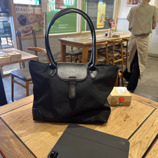 [ Tặng Kèm Charm ] Ameri あめり Tote Bag - Tote Vải Dù Phối Da Ameri ( Ouithebrand )