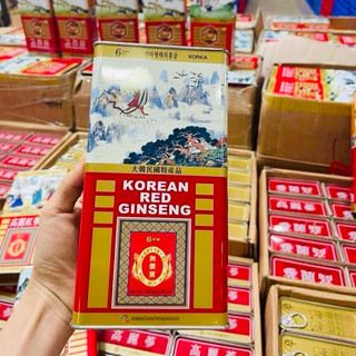 [HÀNG MỚI VỀ] Hồng sâm khô 10 củ hộp thiếc 300gr Hàn Quốc[SIZE CỦ TO]