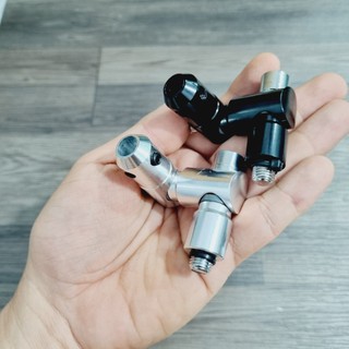 Chân kiếng xoay 360 độ nhôm kiểu mới gắn xe chân 10ly xoay thoải mái