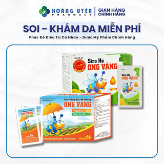 Siro ho ong vàng/ Siro tăng đề kháng ong vàng - Hộp 30 gói