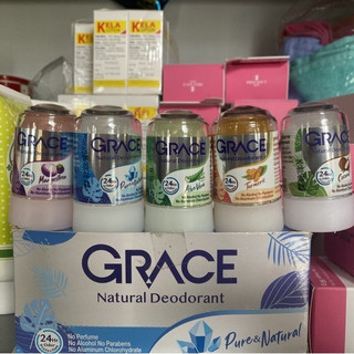 Lăn Đá Khoáng Khử Mùi Grace Crytal 70gram Thái Lan